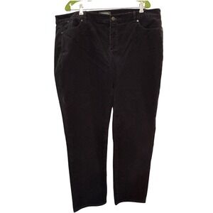 Talbots Flawless Five Pocket Corduroy Straight Leg Pants Size 20W